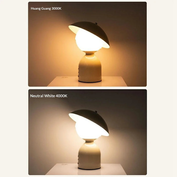 Creative Decorative Bedside Light with Lampshade / Touch Control / 3 Color Dimming Modern Table Lamp - Yellow - 3