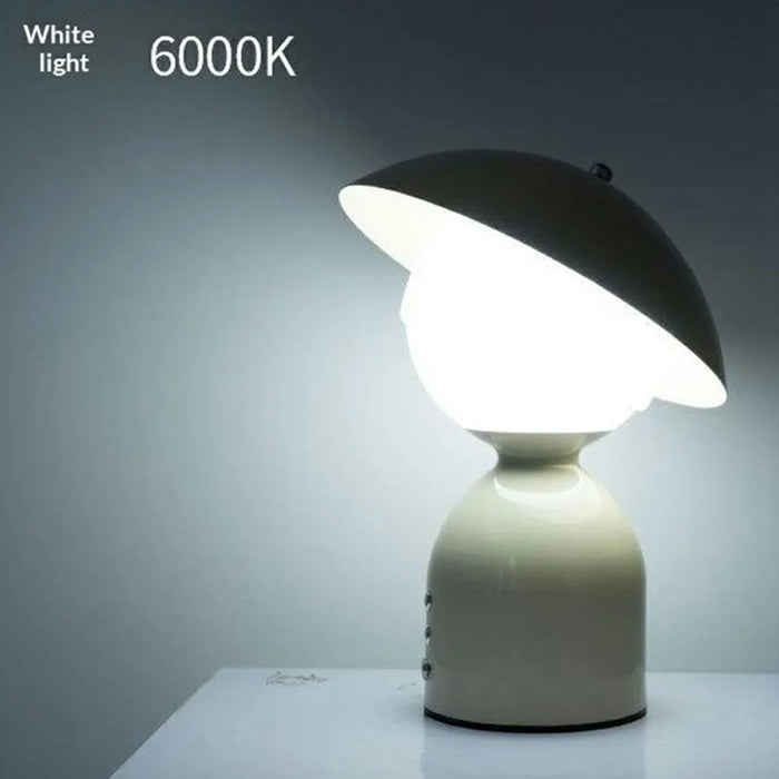 Creative Decorative Bedside Light with Lampshade / Touch Control / 3 Color Dimming Modern Table Lamp - Yellow - 4