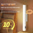 A29R Stepless Dimmable LED Desk Lamp 5 Color Temperature Display Long Bar Magnetic Light Touch Control  /  Remote Control - White - 4