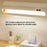A29R Stepless Dimmable LED Desk Lamp 5 Color Temperature Display Long Bar Magnetic Light Touch Control  /  Remote Control - White - 6