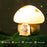 TW-L94 Cute Mushroom Shape Night Light for Kids Room Touch Control Silicone Bedside Table Lamp with Timer - Yellow - 3