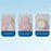7 Color Changing Penguin Shape Silicone Night Light Tap Control Bedside Lamp with Timer for Children's Bedroom - Blue - 6