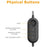 F-700 Crescent Shape Eye Protection Foldable Desktop Nail Light with Phone Clip for Nail Art / Eyelash Extension / Tattoo - US Plug/Large/Black - 7