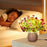 Glowing Violet Flower Pot Lamp Artificial Plant Table Light Ambient Decoration Desk Lamp For Home Dining - EU Plug - 3
