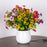 Glowing Violet Flower Pot Lamp Artificial Plant Table Light Ambient Decoration Desk Lamp For Home Dining - EU Plug - 6