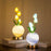 Tulip Night Light Dreamy Planet Table Lamp USB Atmosphere Light Touch Control 3 Color Adjustable For Bedroom - Blue - 4