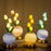 Tulip Night Light Dreamy Planet Table Lamp USB Atmosphere Light Touch Control 3 Color Adjustable For Bedroom - Blue - 5