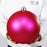 20cm Large Christmas Ball Matte Finish New Year Decoration Hanging Ball - Rose - 2