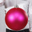 20cm Large Christmas Ball Matte Finish New Year Decoration Hanging Ball - Rose - 3