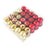 50Pcs 4cm Christmas Ball Ornaments Set Electroplated Painted Xmas Tree Hanging Ball - Red / Gold - 7