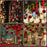 30Pcs Christmas Ornament Balls 6cm Plastic Tree Decorations Hanging Baubles Holiday Decor - Wine Red - 6