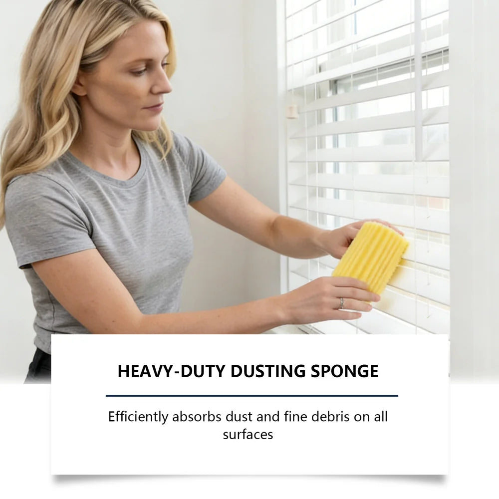 JAKEHOE Reusable PVA Cleaning Sponge Multifunctional Household Dust Removal Tool - Yellow - 2