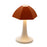 7017 Mushroom Shape Table Lamp Nordic Style Rechargeable LED Bedside Night Light - Orange - 1