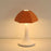 7017 Mushroom Shape Table Lamp Nordic Style Rechargeable LED Bedside Night Light - Orange - 2