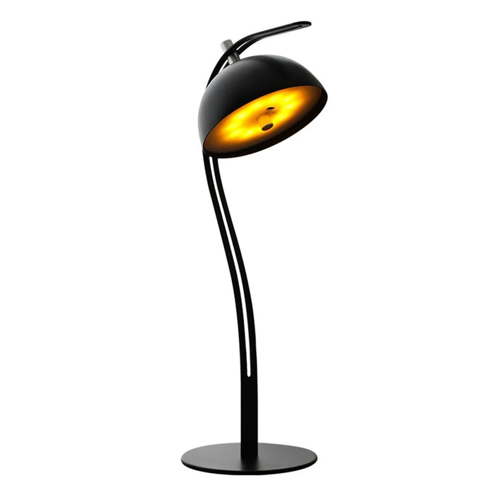 7020 Creative Sliding Rail Table Lamp 3 Color Dimmable Atmosphere Light for Bedroom Study Room - Black - 1