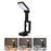 MZ-L3401 Rechargeable LED Clip Reading Light Foldable Mini Desk Lamp Eye Protection Study Light - Black - 1