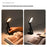 MZ-L3401 Rechargeable LED Clip Reading Light Foldable Mini Desk Lamp Eye Protection Study Light - Black - 3