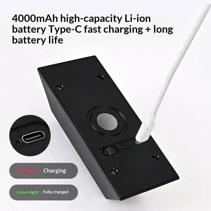 MZ-L5101 PIR Motion Sensor LED Wall Light Dimmable Wireless Remote Control Magnetic Mount Lamp - Black - 7