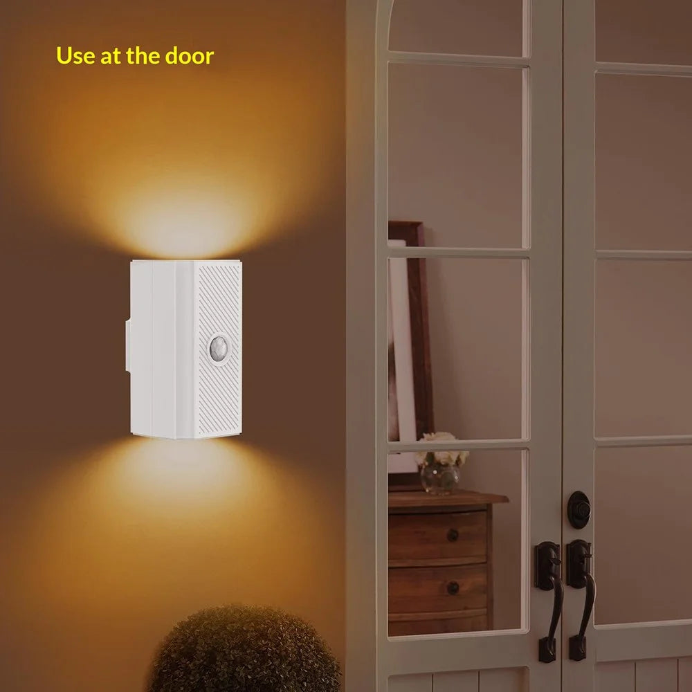 YSJ-010B 1Pc Smart Motion Sensor Wall Light Magnetic Rechargeable LED Night Light for Hallway Bedroom - 3