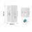 YSJ-010B 2Pcs Smart Motion Sensor Wall Light Magnetic Rechargeable LED Night Light for Hallway Bedroom - 6