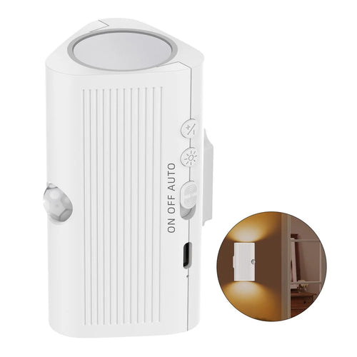 YSJ-011B Smart Triple Sensor Motion Sensor Night Light 3 Color Temperature Magnetic Wall Light for Corridor - 1