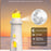 YSJ-016 Smart Motion Sensor Moon Light Lighthouse Shaped Night Light Projector Timer Warm Light for Bedroom - 6