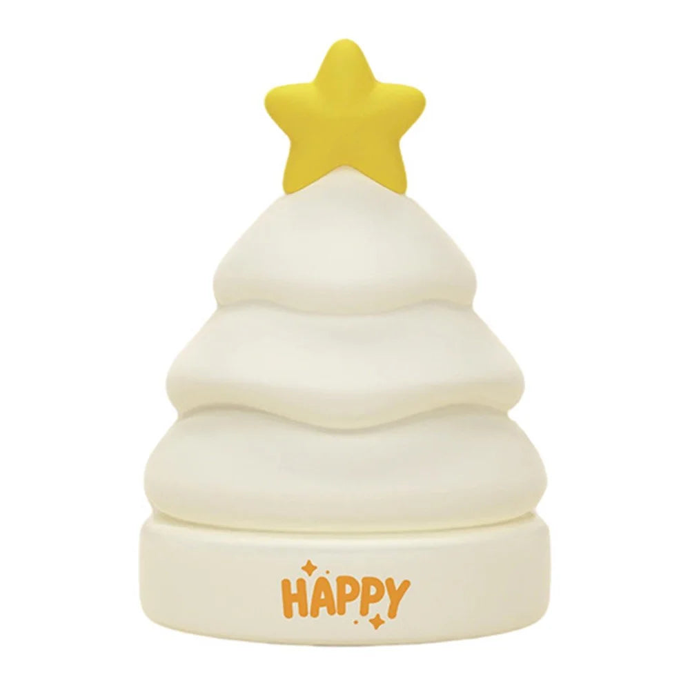 XP-005A Star Tree Shape Silicone Touch Light Creative Christmas Gift Night Light 1200mAh 3-Brightness Night Lamp - 1