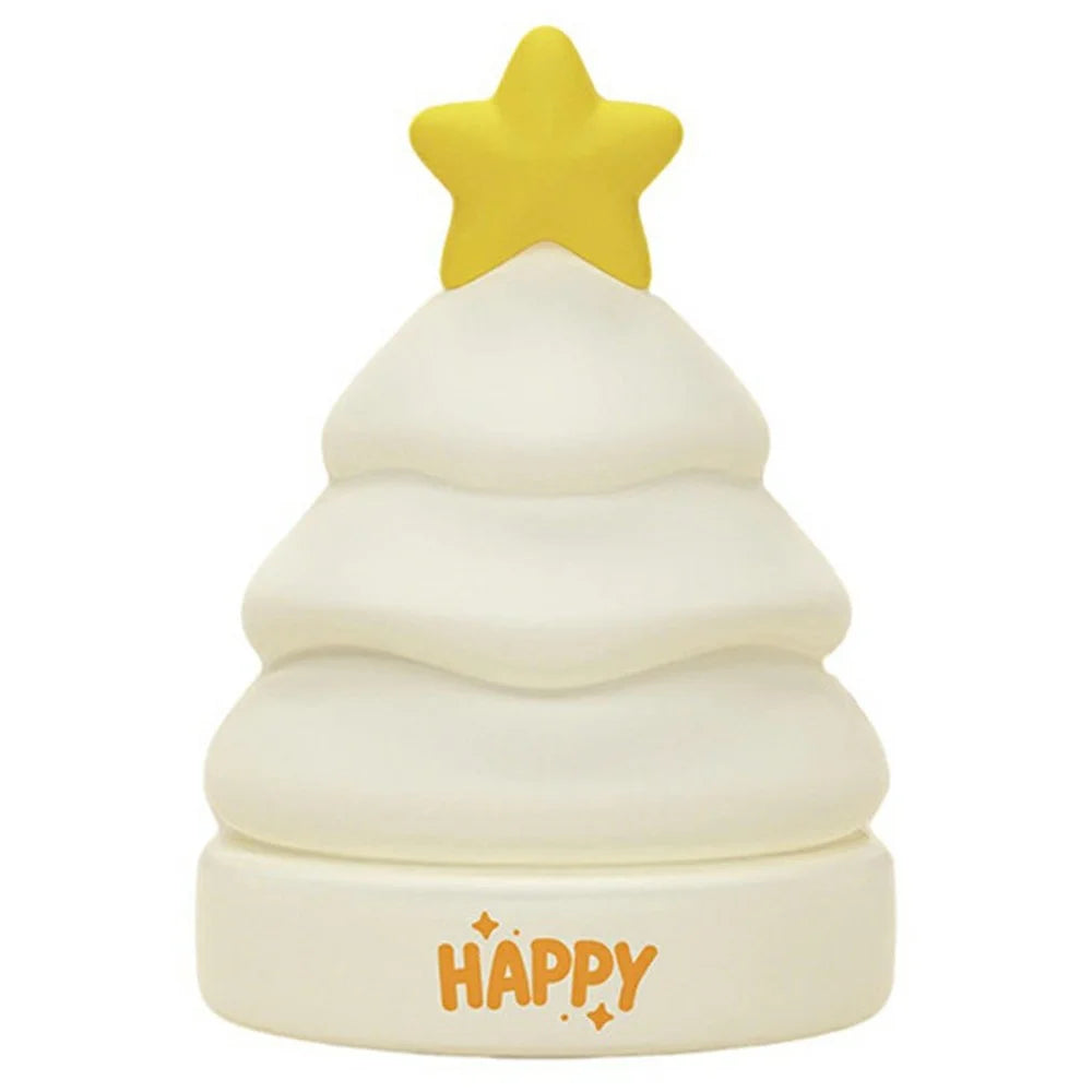 XP-005A Colorful RGB Tree Shape Silicone Touch Light Creative Christmas Gift Night Light 1200mAh 3-Brightness Night Lamp - 1