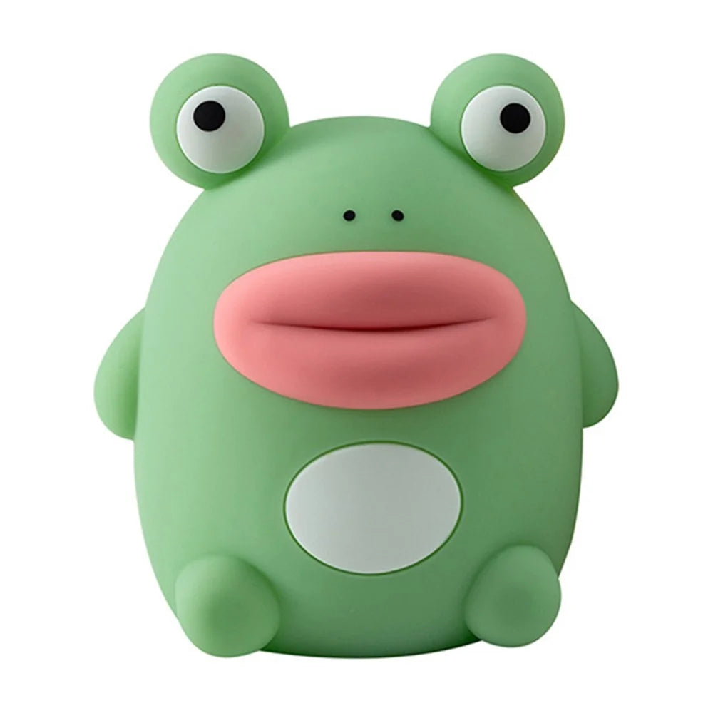 PP-D10 Cartoon Frog-Shaped Night Light 1200mAh Rechargeable Pat Light 3-Brightness 30-Minute Timer Night Lamp - 1