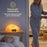 XJA089 Cartoon Croissant Shape Silicone Night Light Colorful RGB Touch Control LED Bedside Night Lamp for Bedroom - 3