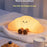XJA089 Cartoon Croissant Shape Silicone Night Light Colorful RGB Touch Control LED Bedside Night Lamp for Bedroom - 6