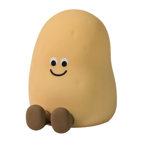 JXJA090 7-Color Lighting Potato-Shaped Sleep Lamp Touch Control 1200mAh Rechargeable LED Night Light for Bedroom - 1