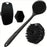 4Pcs Silicone Bath Body Brush Set Deep Exfoliation Long Handle Face Body Back Scrubber Kit for Shower - 1