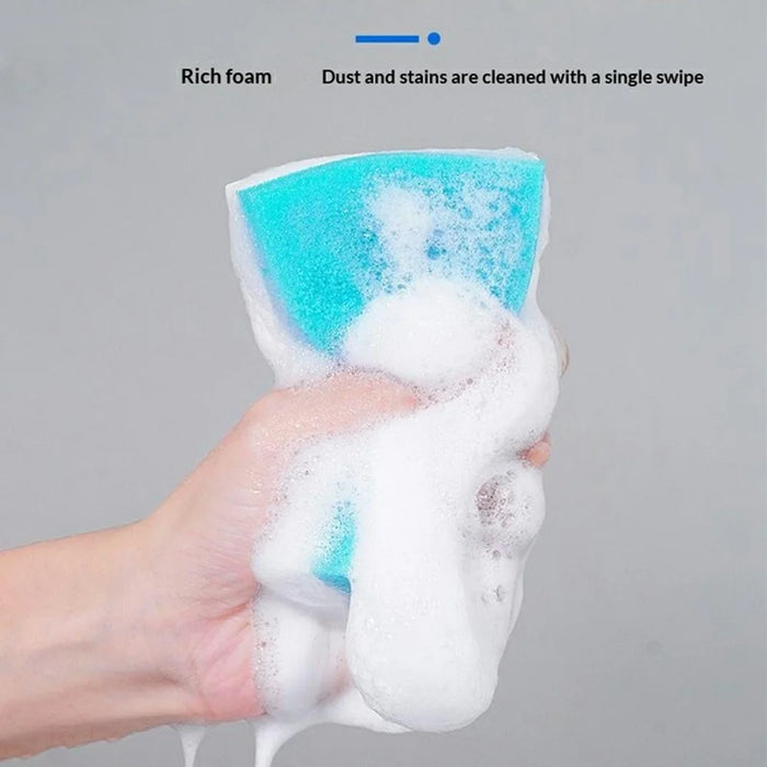 10Pcs Nano Sponge Scouring Pads Dual-Layer Cleaning Magic Melamine Foam for Kitchen Bathroom - 5