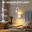 TWL003 Flexible Arm Touch Control LED Desktop Night Light Motion Sensor Rechargeable Wall Lamp for Bedroom Hotel - White - 3