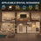 TWL002 RGB LED Bedside Lamp DIY Flexible Arm Rechargeable Night Light Motion Sensor Touch Control Table Lamp - Wood Grain - 7
