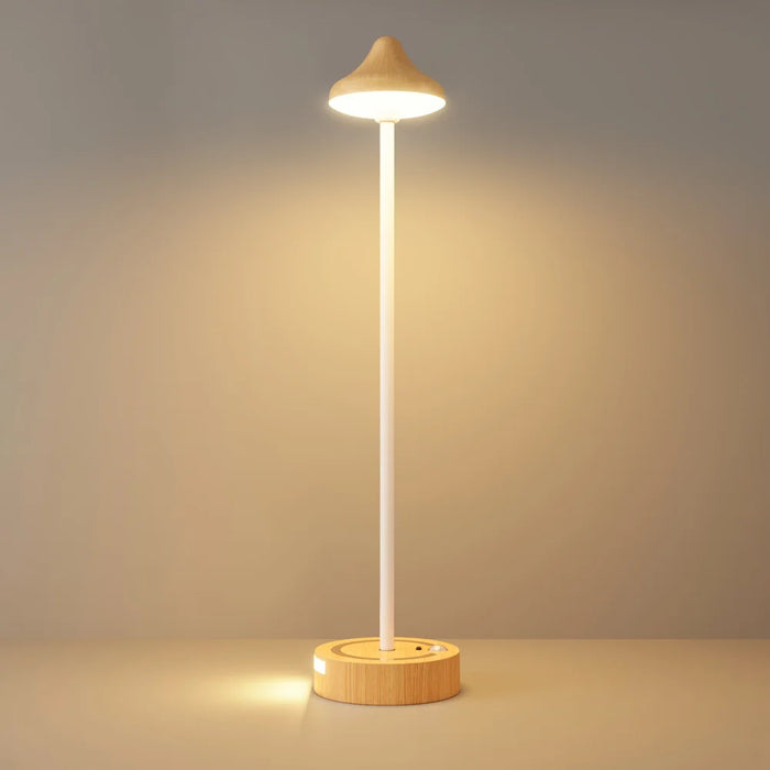 TWL001 Wood Grain Touch Control LED Wall Light Rechargeable DIY Flexible Arm Motion Sensor Night Light - 3W|Wood Grain - 1