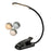HL-TJ8010A-18 3W Clip-on LED Reading Lamp Eye Protection 3 Color Modes Dimmable Study Light - Black - 1