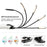 HL-TJ8010A-18 3W Clip-on LED Reading Lamp Eye Protection 3 Color Modes Dimmable Study Light - Black - 6