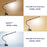 HL-TJ8010A1 USB Powered Clip On Desk Lamp 3 Color Temperature Adjustable LED Eye Caring Reading Light - Gold - 3