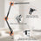 HL-DL8012A-10 Dual Head LED Desk Lamp 3 Color Temperature 10 Levels Dimming USB Powered Clamp Reading Light - Black - 4
