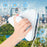 C0815 Double-Sided Magnetic Window Cleaner Triangle Glass Cleaning Tool for 0.8-15mm Single Layer Glass - 4