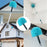 EXTENTOOL 3Pcs Dusting Kit with 3.6m Telescopic Aluminum Alloy Pole Microfiber Chenille Duster Spider Web Brush Cleaning Tool for High Ceiling - 3