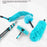 EXTENTOOL 3Pcs Dusting Kit with 3.6m Telescopic Aluminum Alloy Pole Microfiber Chenille Duster Spider Web Brush Cleaning Tool for High Ceiling - 5