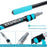 EXTENTOOL 3Pcs Dusting Kit with 3.6m Telescopic Aluminum Alloy Pole Microfiber Chenille Duster Spider Web Brush Cleaning Tool for High Ceiling - 6