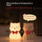 Cat Shape Silicone Night Light 1200mAh USB-C Rechargeable 7-Color Touch LED Lamp for Kids Bedroom - 4