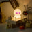 Halloween Skeleton LED Night Light Touch Control 7-Color RGB 1200mAh USB Rechargeable Silicone Lamp - 6