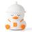 Duck Shape Silicone Night Light 2000mAh USB Rechargeable 3-Level Brightness Touch Control for Kids Room - 1