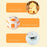 Duck Shape Silicone Night Light 2000mAh USB Rechargeable 3-Level Brightness Touch Control for Kids Room - 5