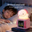 Kids Smart Alarm Clock with Sunrise Wake-Up Light White Noise Night Light Pomodoro Timer Cute Animal Design - Capybara - 5